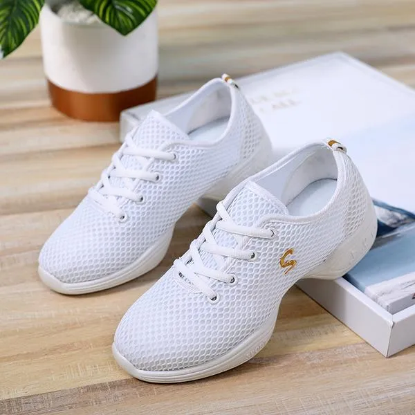 Women's Cloth Sneakers Modern Jazz Sneakers Dance Shoes