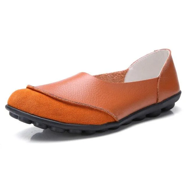 Women's Moccasins Soft Leather Flats for Bunions